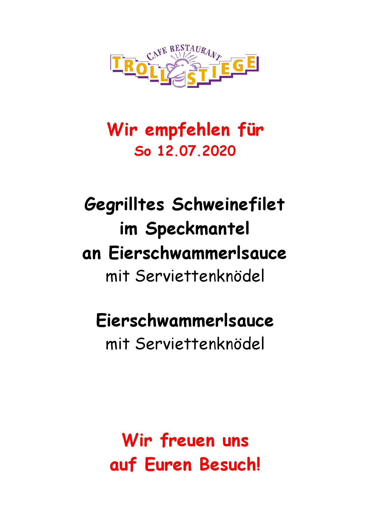 Wir empfehle 12.07.2020