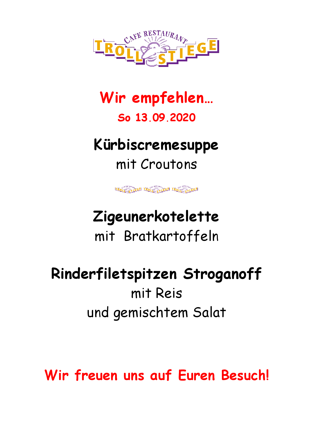 Wir empfehlen So 13.09.2020