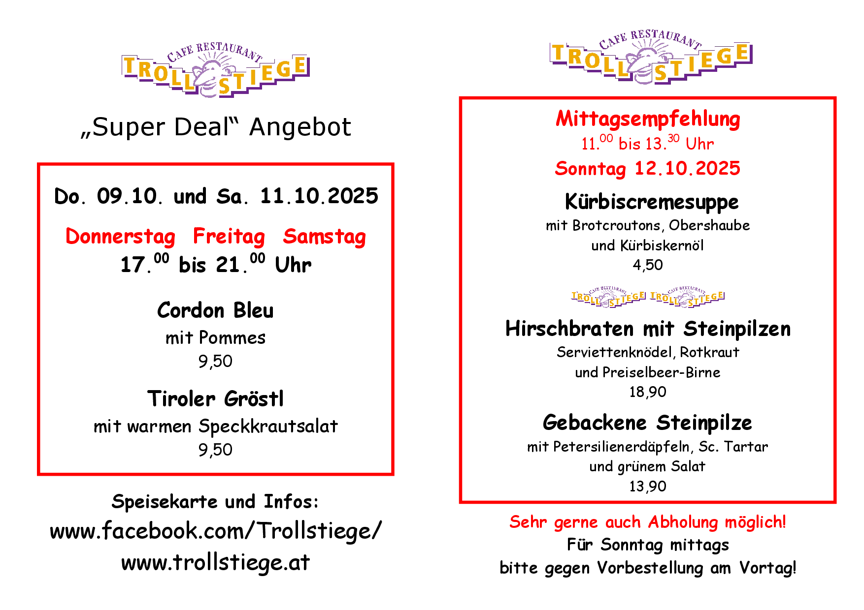 Empfehlung 100 quer