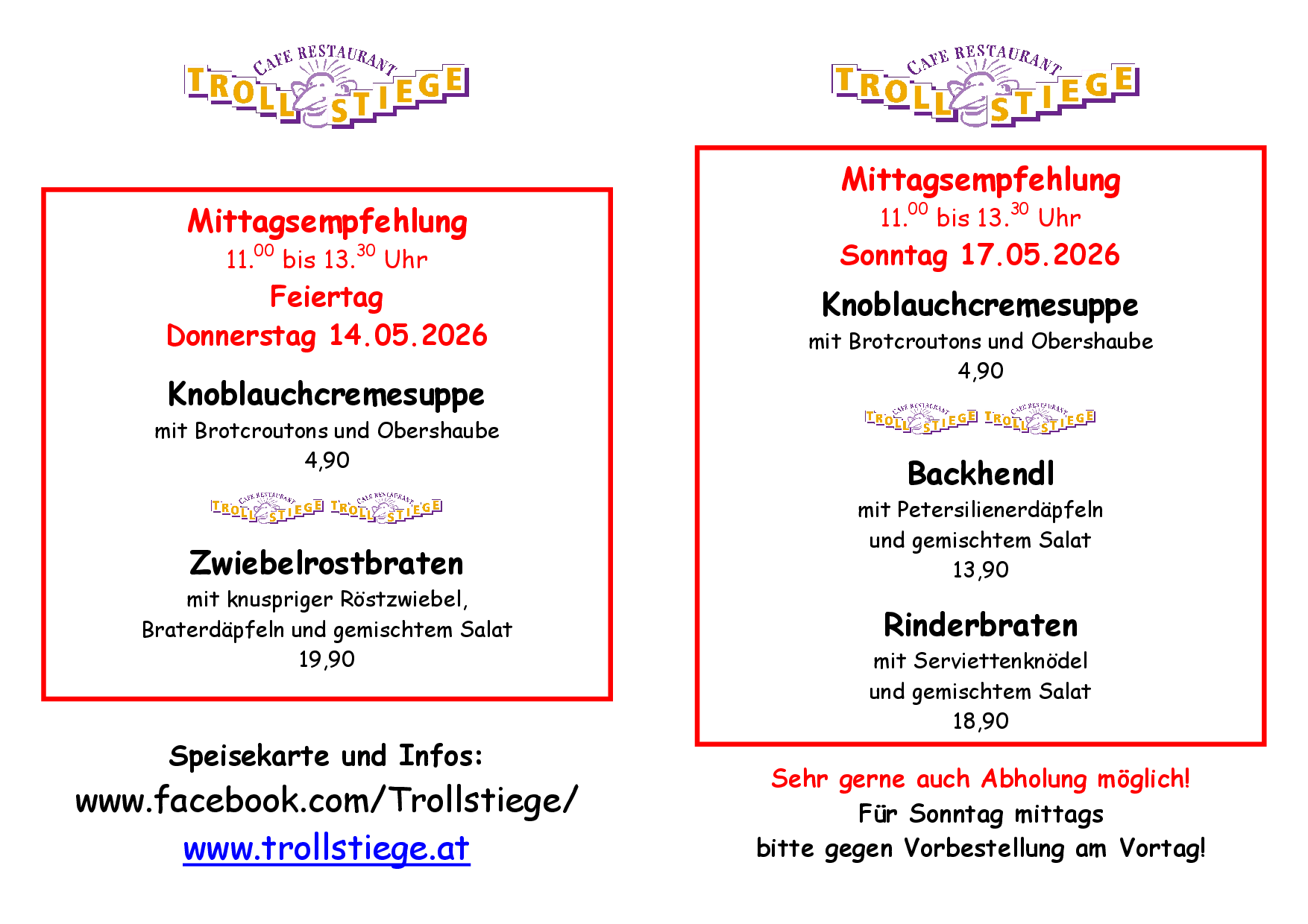 Empfehlung 14.05